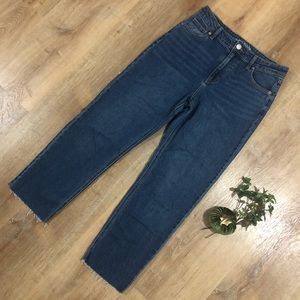 Wild Fable High-Waisted Crop Straight-Leg Jeans